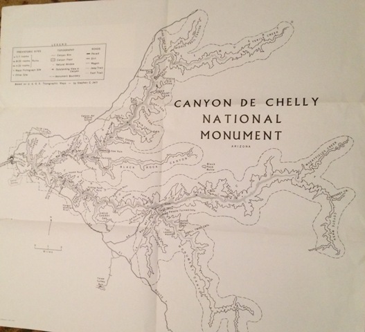 canyon de chelly national monument map